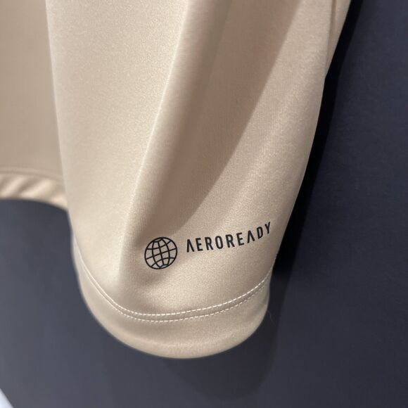 Adidas Shirt Women’s Short Sleeve Polo Sz XL Color Beige NWT - Picture 5 of 7